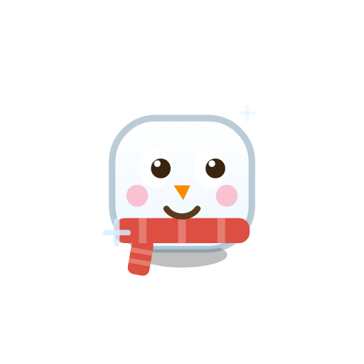 Snowy, a snowman friend